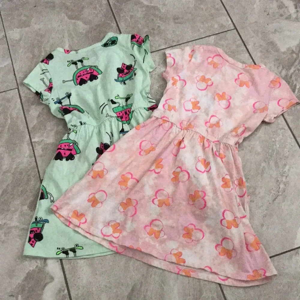 SPOTTED ZEBRA Girls Knit Short-Sleeve Cinch-Waist Dresses | Bundle of Tw…